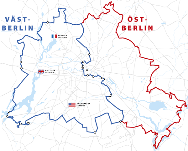 karta över berlinmuren 25 år sedan Berlinmuren föll | Grafikbloggen